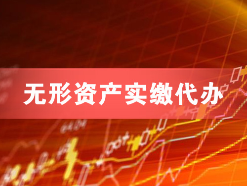 枝江无形资产实缴资本代办