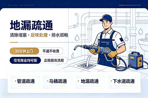 枝江地漏疏通