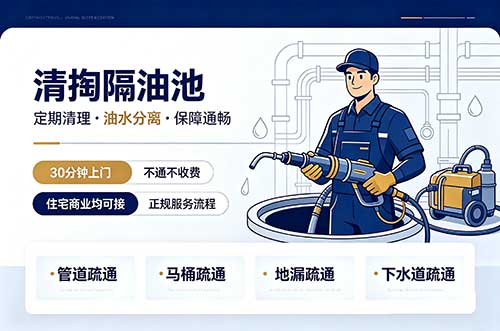 枝江清掏隔油池